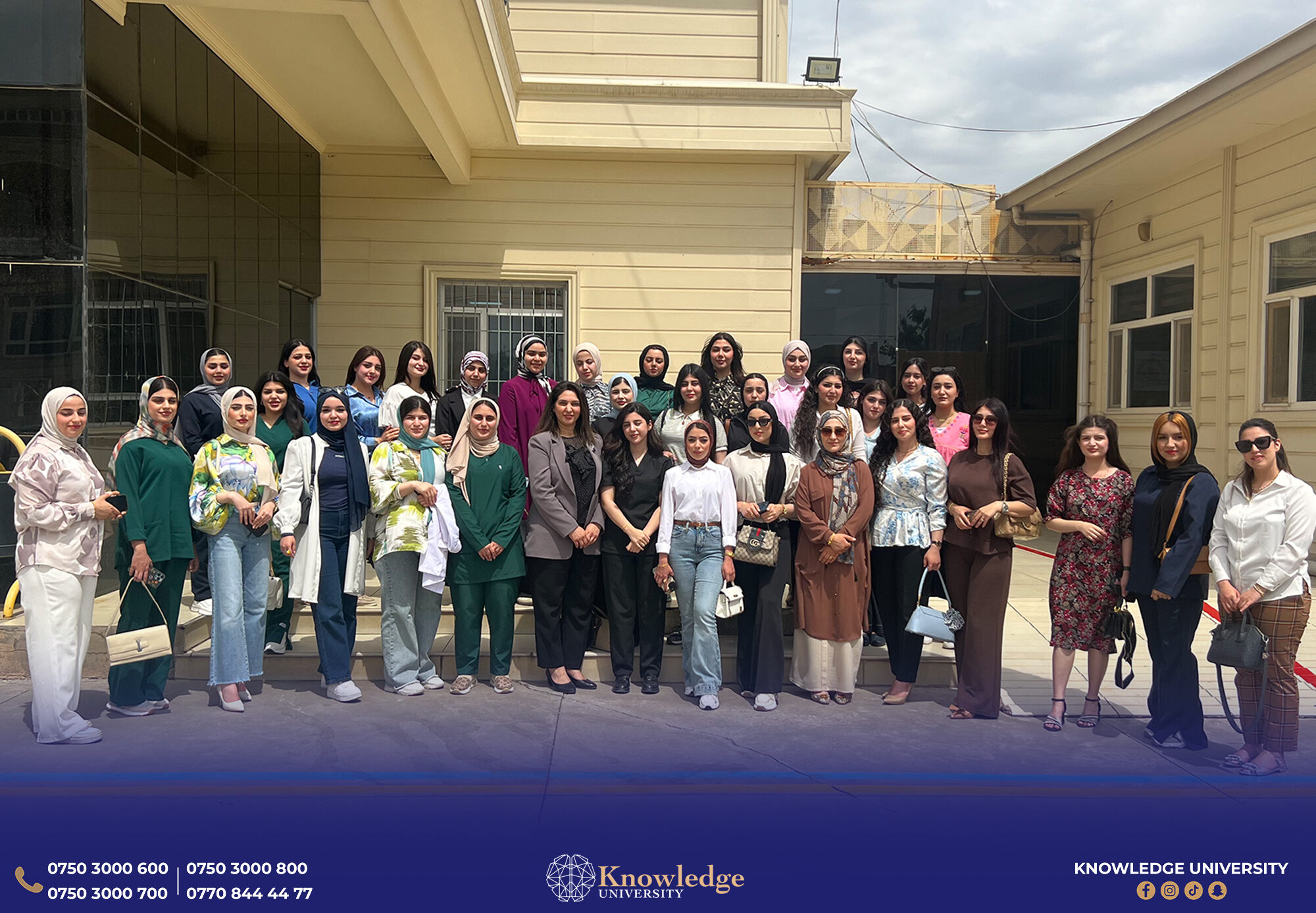 College of Science Students Participate in Scientific Tour to Erbil Blood Bank