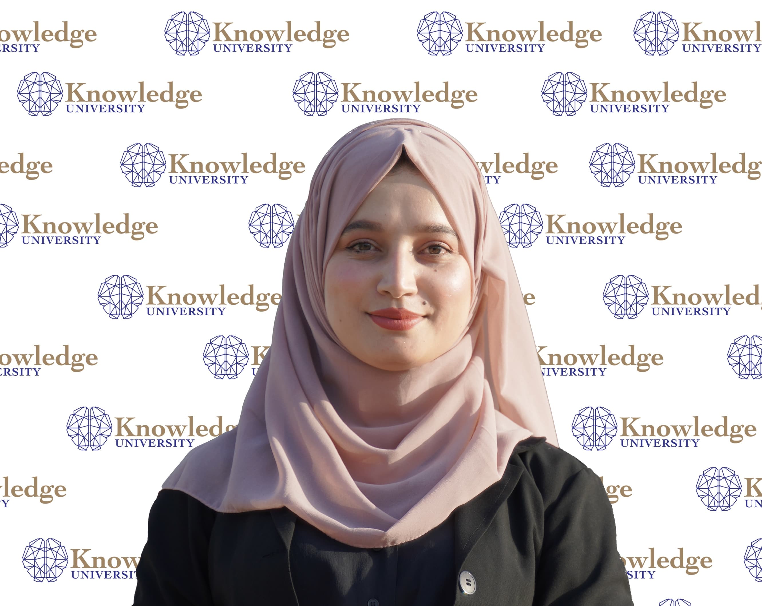 Knowledge University administrative staff, Aya Hassanian Ali